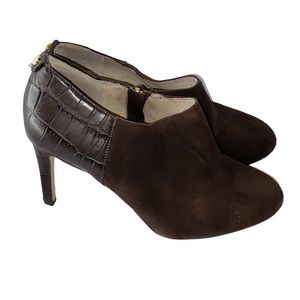 Michael Micheal kors ankle booties snake print